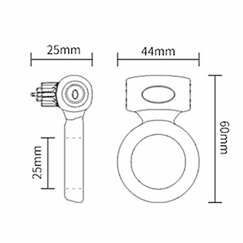 QUYUE Extend Coital Time Penis Cock Rings with Vibrator Clit Ring Vibrating Clitoral Stimulation Brush Spike Sex Toys