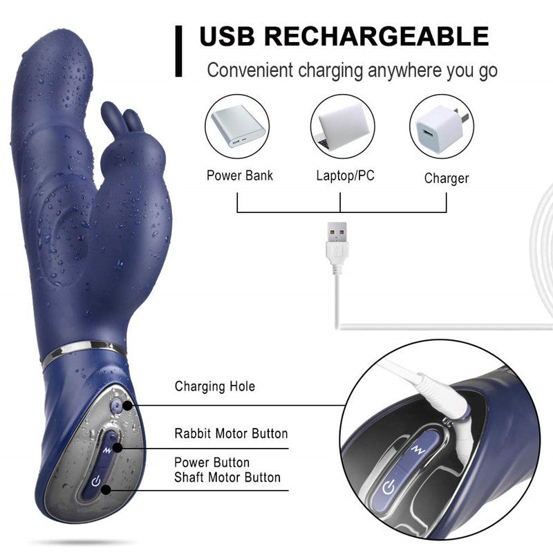 Women's Masturbation Supplies Second Tide Vibrator 12 Frequency Vibrator Heating Strong Shock Sex Toys Manufacturer Massage Stick
