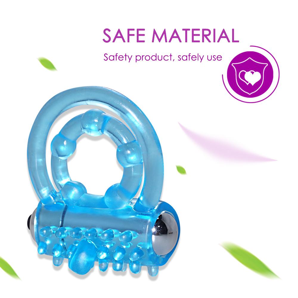 Novelty toy male longer lasting sex crystal penis cock vibrator ring vibrating sexy toys