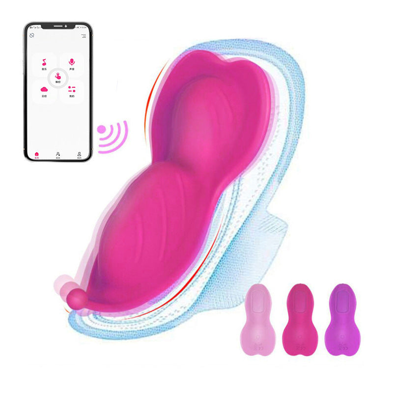 Remote Wear APP Wave Of Flowers Wireless Remote Control Couples With Powerful Vibration Massage Erotic Sex Jumpers
