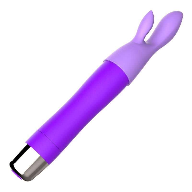 LETEN Silicone Vibrator Cock Ring Head Caps Finger G-spot Rabbit Massager