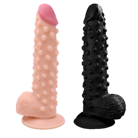 Corn kernel simulation penis adult product female masturbation device manual powerful suction cup