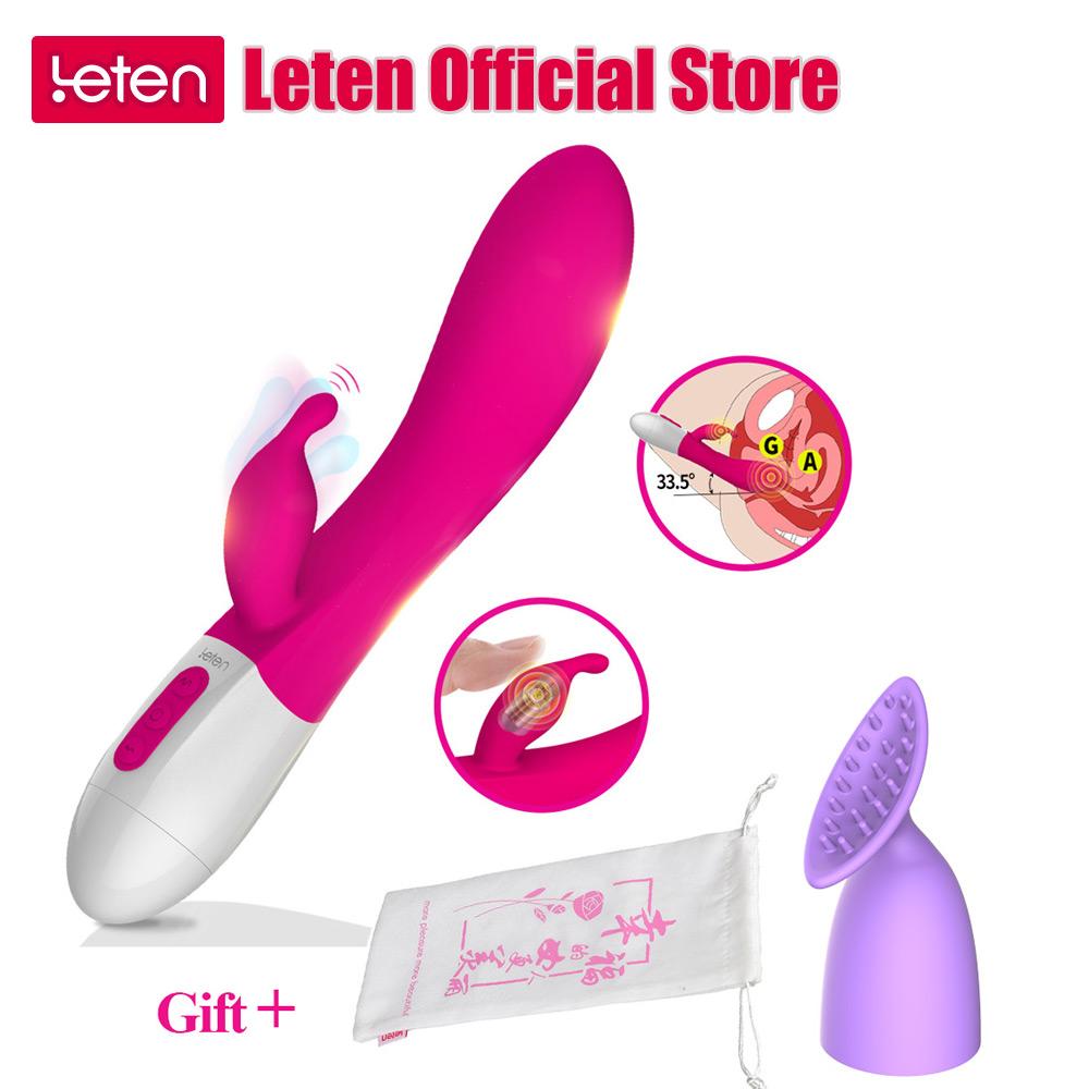 LETEN Multi Speed Vibrator For Women Wireless Clitoris Massage Rabbit Vibrator Silicone Soft Waterproof G Spot