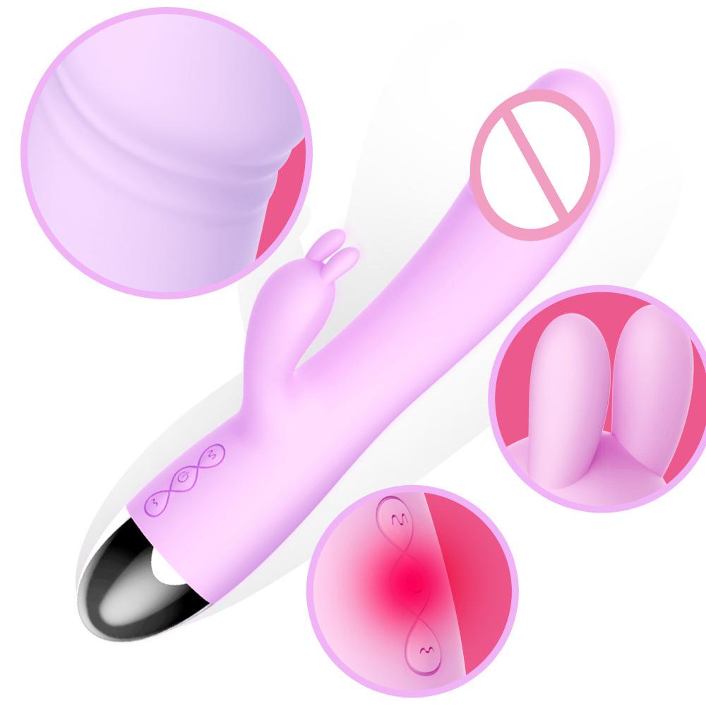 LETEN Rabbit Vibrator G-Spot Clitoris Super Soft Massager Stimulator