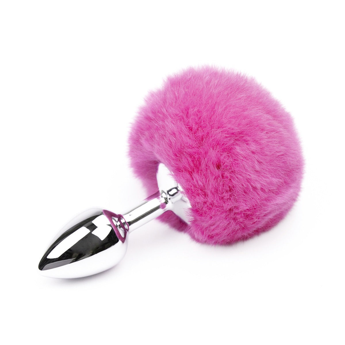 Sex Products Rabbit Short Tail Vestibule Metal Penis Anal Plug SM Male And Female Lovers Masturbate