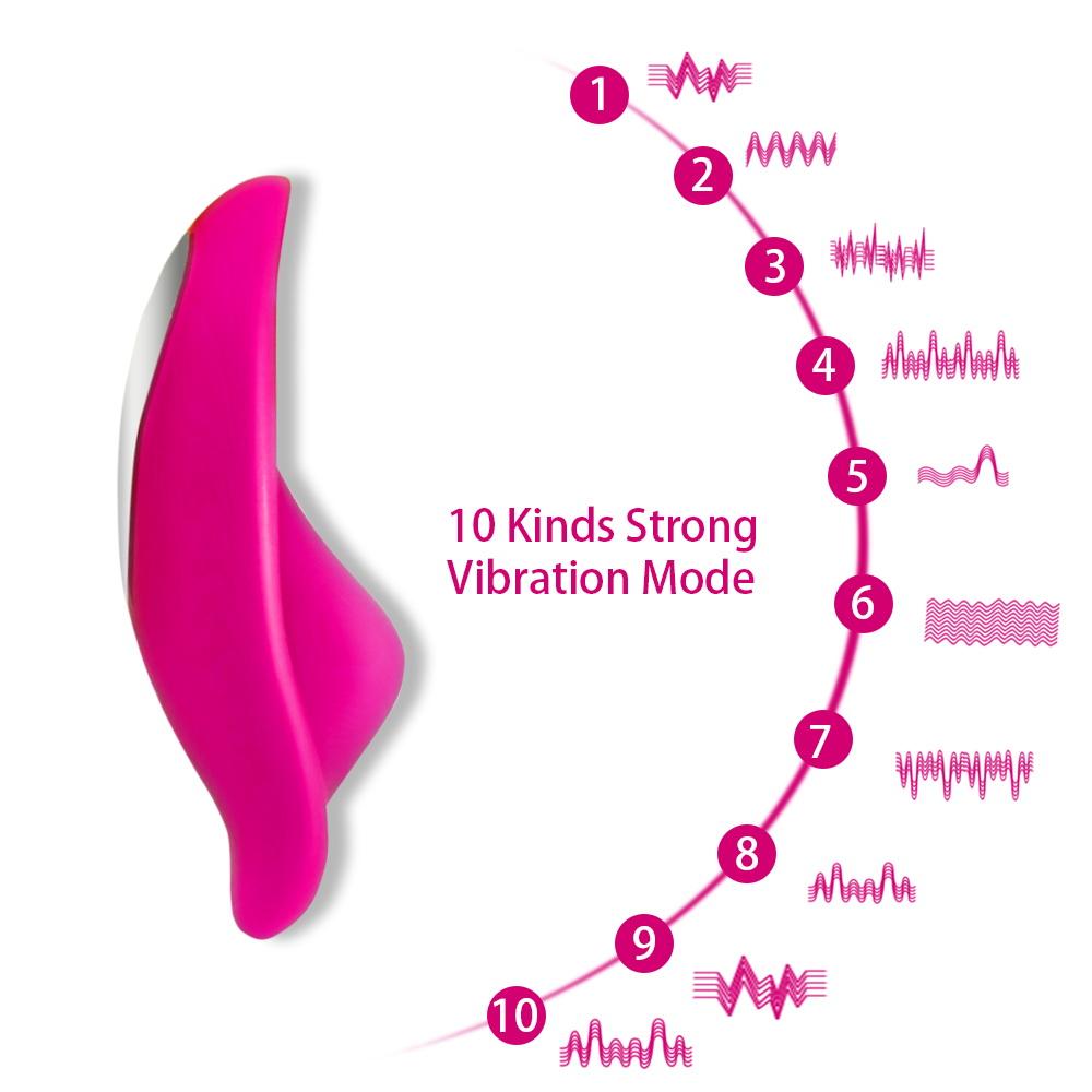 Rechargeable Wireless Remote Control Vibrator 10 Speeds Wearable C String Panties Vibrating egg Sex Toy