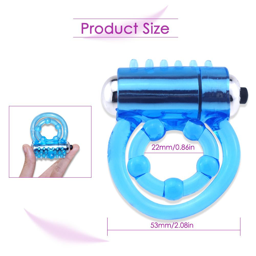 Novelty toy male longer lasting sex crystal penis cock vibrator ring vibrating sexy toys