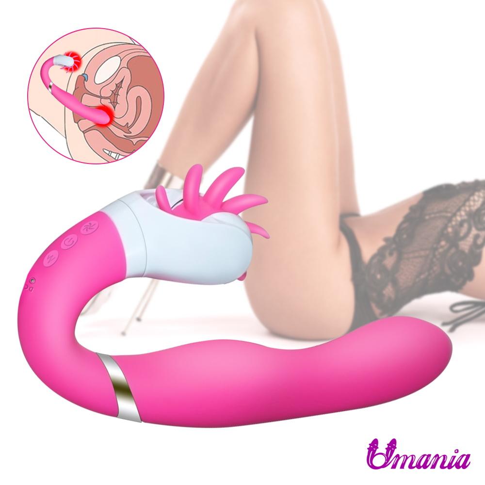 Unique Brushes Design for Better Clitoris Stimulation Plus G Spot Vibrator, Powerful Dual Motors Sex Toy