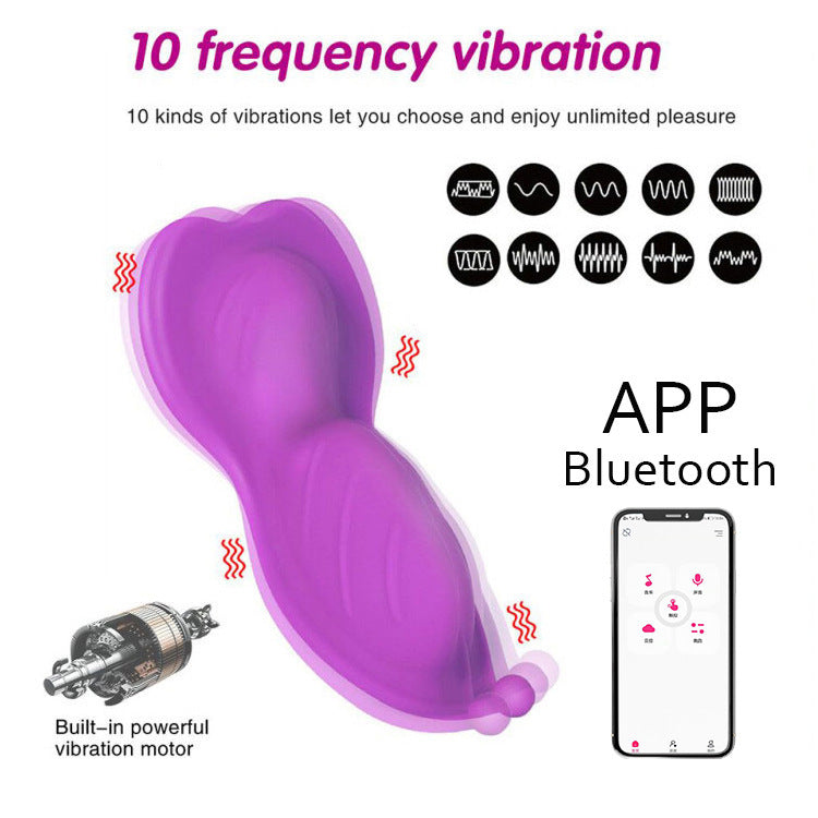 Remote Wear APP Wave Of Flowers Wireless Remote Control Couples With Powerful Vibration Massage Erotic Sex Jumpers