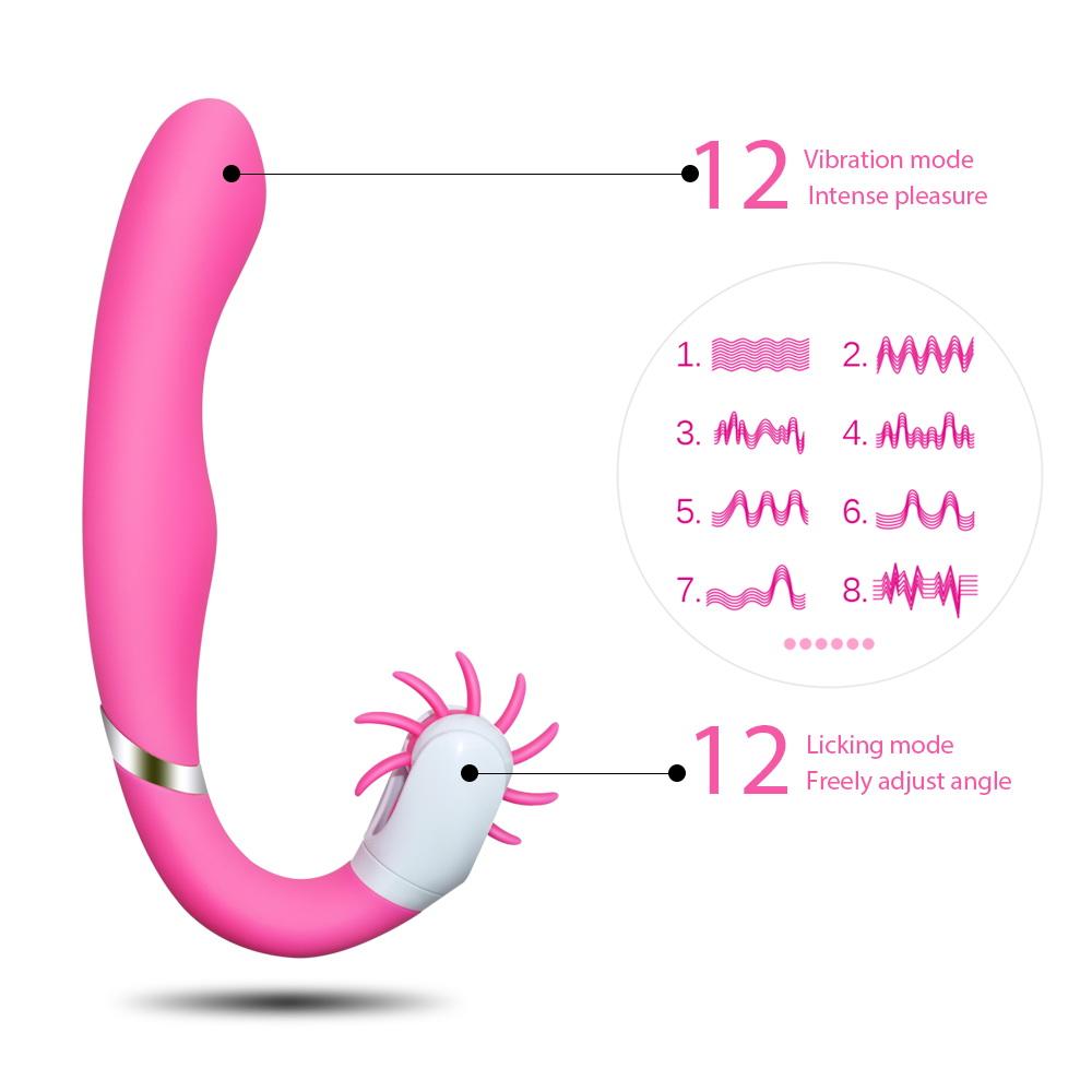 Unique Brushes Design for Better Clitoris Stimulation Plus G Spot Vibrator, Powerful Dual Motors Sex Toy
