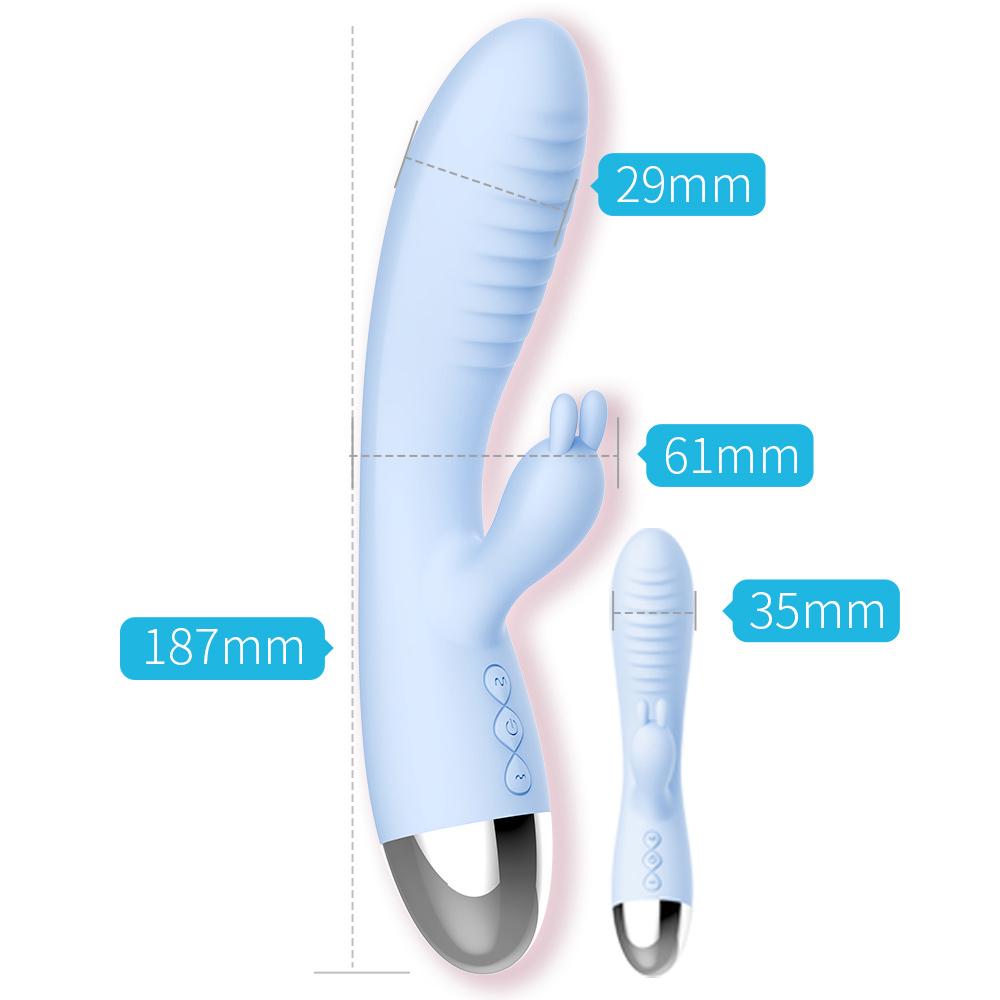 LETEN Rabbit Vibrator G-Spot Clitoris Super Soft Massager Stimulator