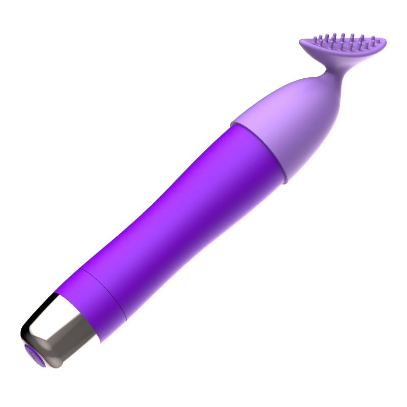 LETEN Silicone Vibrator Cock Ring Head Caps Finger G-spot Rabbit Massager