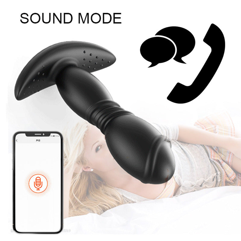 New Female Posterior Anal Plug Automatic Stretching Vibration APP Control Remote Prostate Massager Adult
