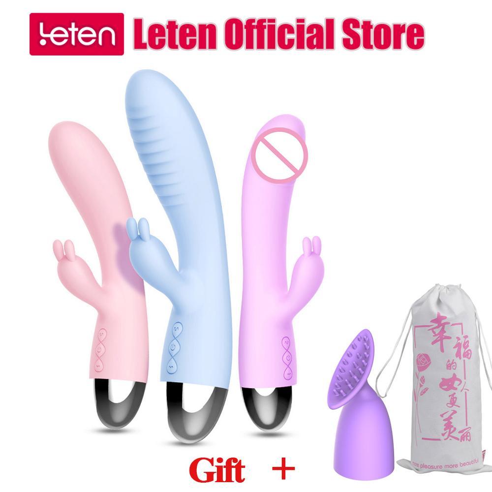 LETEN Rabbit Vibrator G-Spot Clitoris Super Soft Massager Stimulator
