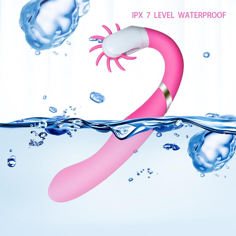Unique Brushes Design for Better Clitoris Stimulation Plus G Spot Vibrator, Powerful Dual Motors Sex Toy