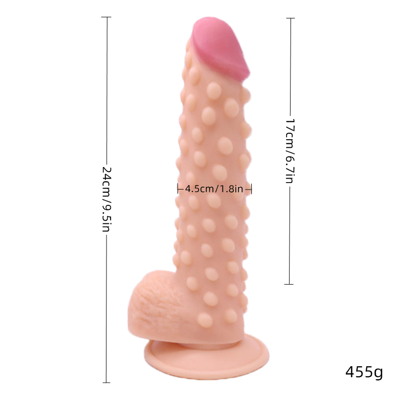 Corn kernel simulation penis adult product female masturbation device manual powerful suction cup