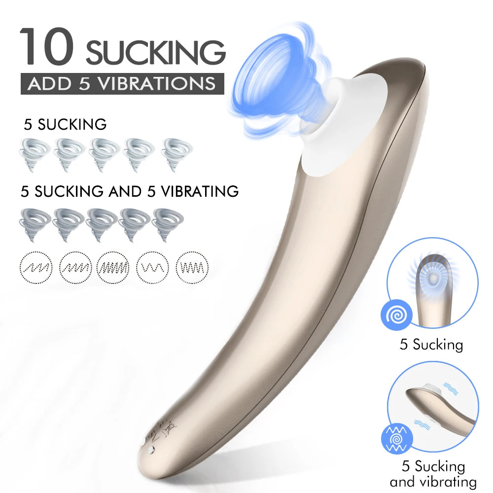 SHANDE Clit Nipple Sucker Clitoris Stimulator Sucking Vibrator for Woman clitoris Licking Tongue Oral Toys For Adults Sex Toys